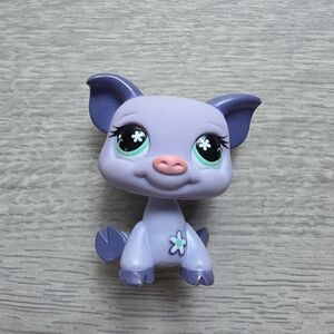 Littlest Pet Shop Purple Pig